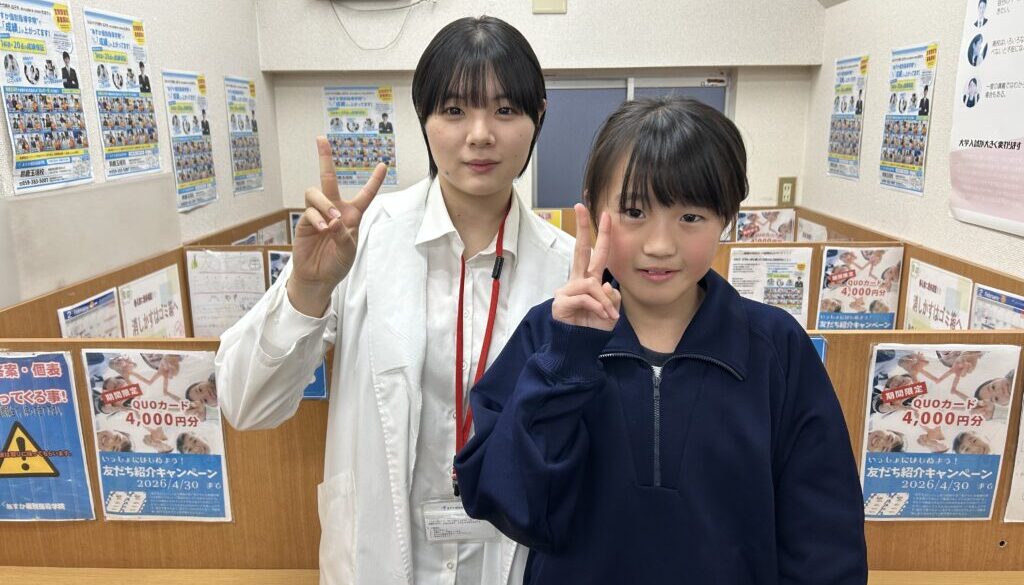 古川さん　玉垣小6年　算数　100点　杉野先生
