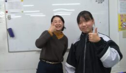 上田瑞華 山手中1 英語28点up_篠原先生②